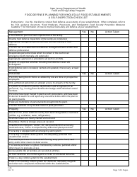 Form F-26 Self-inspection Checklist for Wholesale Food Establishments - New Jersey