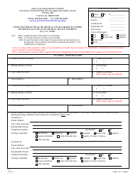 Form F-2 Registration of Drug or Medical Device Manufacturing or Wholesale Drug or Medical Device Business - New Jersey, Page 2