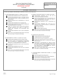 Form HCQ-1 Report of Serious Preventable Adverse Event in a New Jersey Licensed Health Care Facility - New Jersey, Page 2