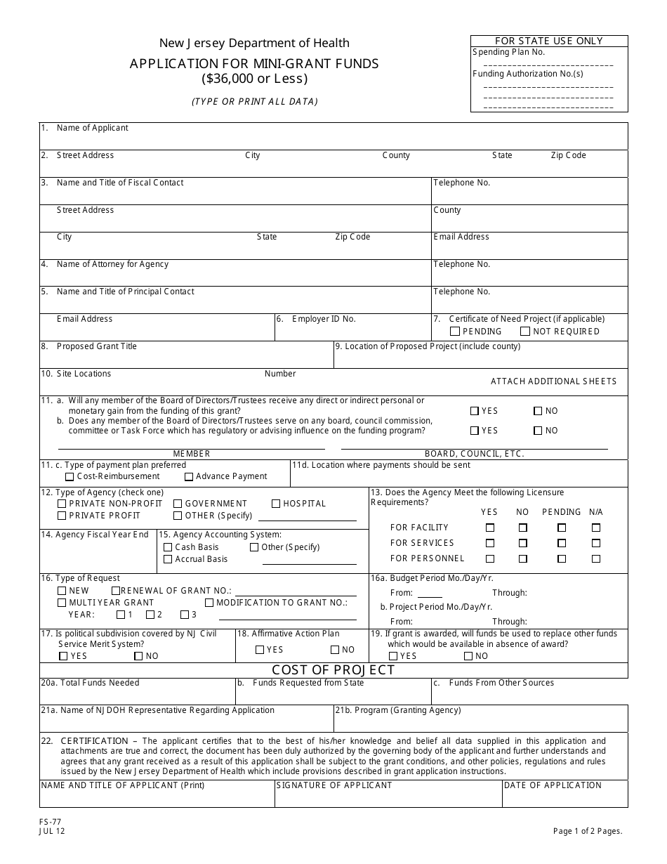 form-fs-77-download-printable-pdf-or-fill-online-application-for-mini