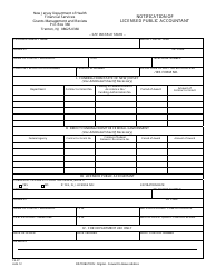 Document preview: Form FS-27 Notification of Licensed Public Accountant - New Jersey