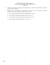 Instructions for Form FS-77 Application for Mini-Grant Funds - New Jersey, Page 3