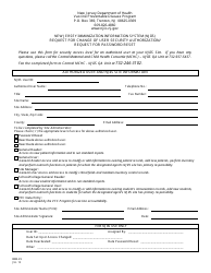 Document preview: Form IMM-29 New Jersey Immunization Information System (Njiis) Request for Change of User Security Authorization/Request for Password Reset - New Jersey