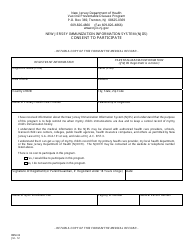 Document preview: Form IMM-32 Njiis Consent to Participate - New Jersey