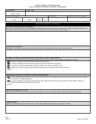 Form IRB-1 Application for Initial Review - New Jersey, Page 6