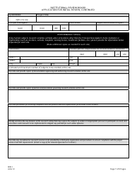 Form IRB-1 Application for Initial Review - New Jersey, Page 7