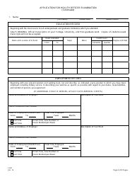 Form LH-8 Application for Health Officer Examination - New Jersey, Page 4