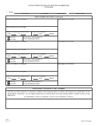 Form LH-8 Application for Health Officer Examination - New Jersey, Page 5