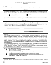 Form LH-8 Application for Health Officer Examination - New Jersey, Page 8