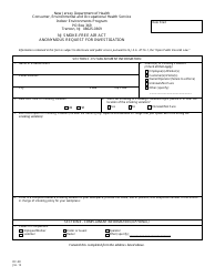 Document preview: Form OC-58 Nj Smoke Free Air Act / Anonymous Request for Investigation - New Jersey