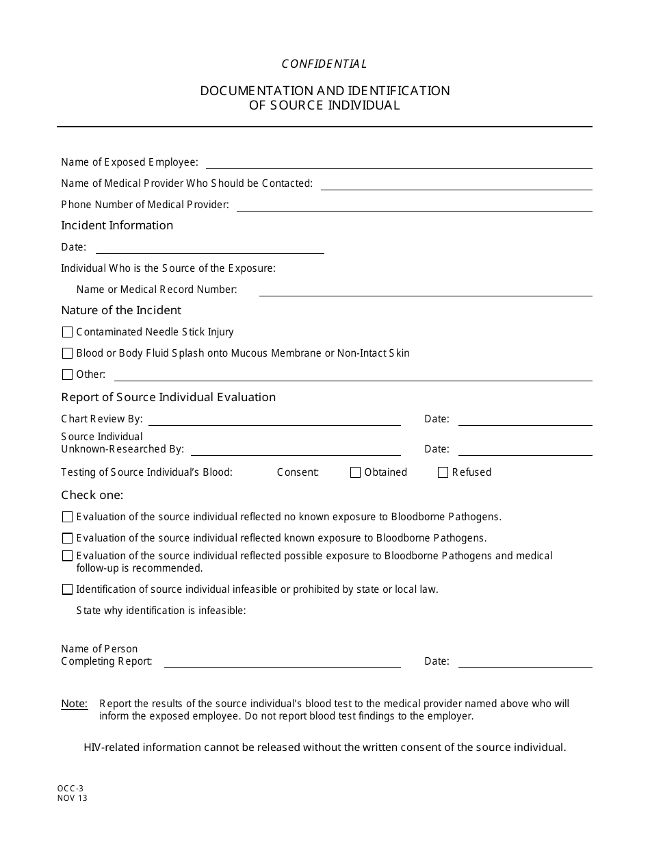Form OCC-3 Request for Source Individual Evaluation - New Jersey, Page 2