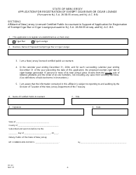 Form OC-53 Application for Registration of Exempt Cigar Bar or Cigar Lounge - New Jersey, Page 6