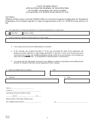 Form OC-54 Application for Renewal of Registration of Exempt Cigar Bar or Cigar Lounge - New Jersey, Page 8