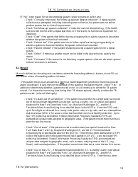 Instructions for Form TB-70 New Jersey Tuberculosis Case, Suspect and Status Report - New Jersey, Page 18