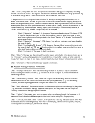 Instructions for Form TB-70 New Jersey Tuberculosis Case, Suspect and Status Report - New Jersey, Page 20