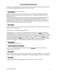 Instructions for Form TB-70 New Jersey Tuberculosis Case, Suspect and Status Report - New Jersey, Page 3