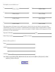 Form M6591 Public Service Dental Care Plan (Psdcp) - Authorization for Claims Submission and Redirection of Payment - Canada, Page 2