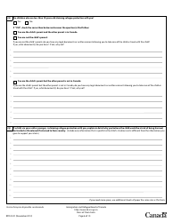 Basis of Claim Form - Canada, Page 6