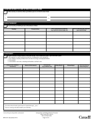 Basis of Claim Form - Canada, Page 7