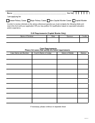 Criminal Law Subject Matter Panel Qualification Form - Not Pdsc Qualified - Oregon, Page 2