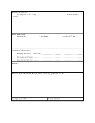 Estate Planning Information Form - Oregon, Page 4
