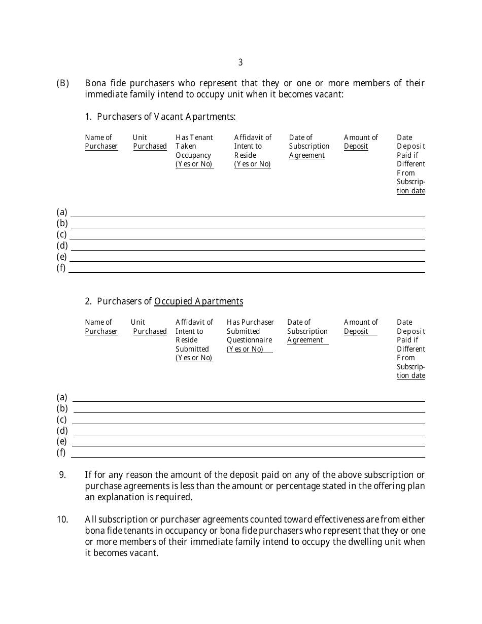 Sample Form E-1 Effectiveness Affidavit - New York, Page 3