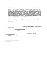 Sample Form E-1 Effectiveness Affidavit - New York, Page 4