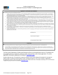 Uniform Application for Individual Producer License/Registration - New Jersey, Page 5
