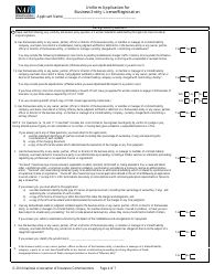 Uniform Application for Business Entity License/Registration - New Jersey, Page 4