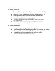 Selective Contracting Arrangement Application - New Jersey, Page 5