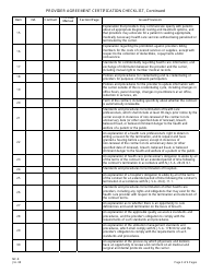 Form MC-8 Provider Agreement Certification Checklist - New Jersey, Page 3