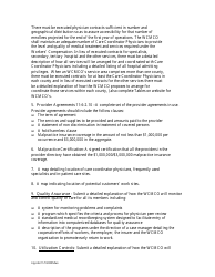 Managed Care Organization (Wcmco) Application for a Certificate of Authority - New Jersey, Page 4