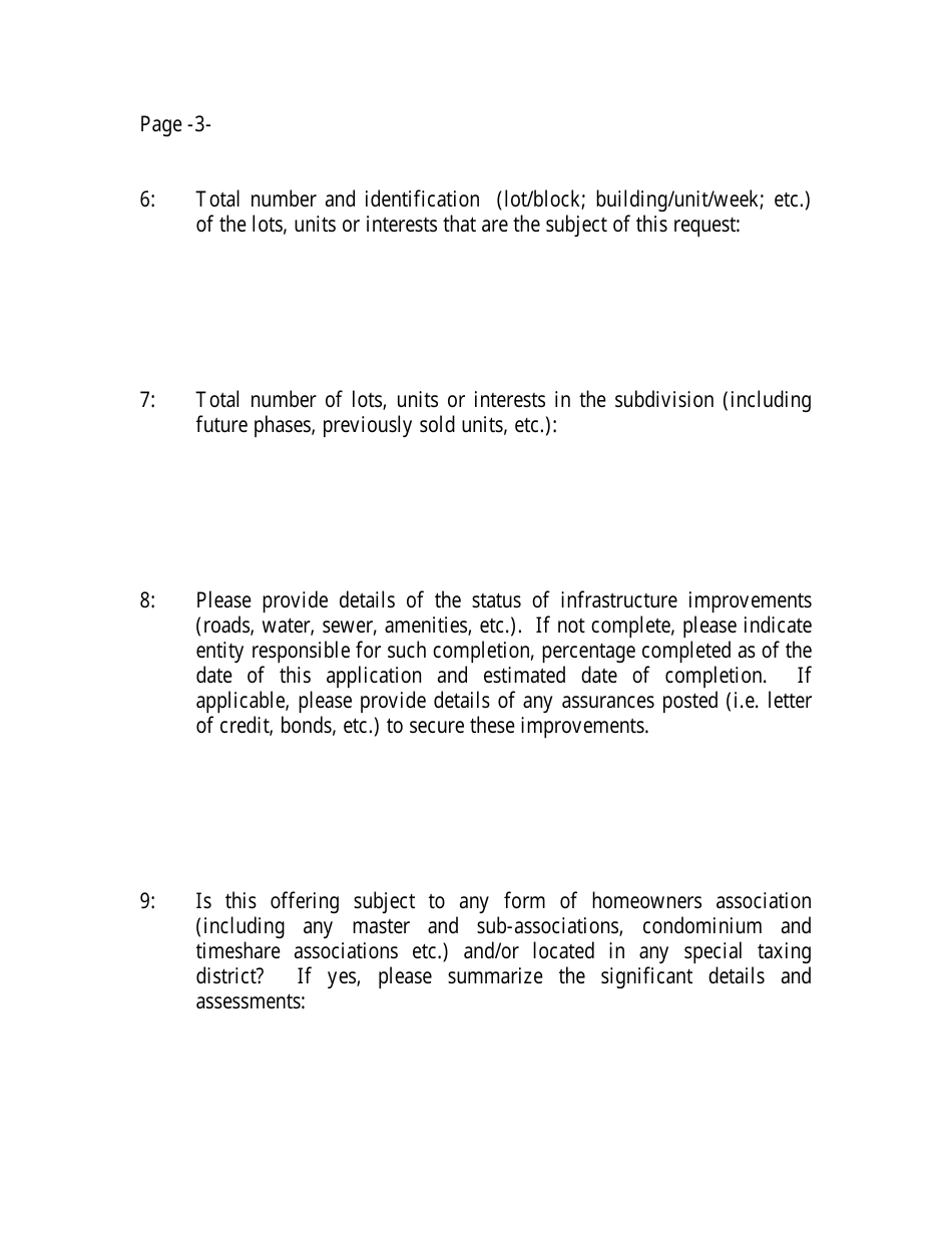 Request for Exemption Application / Affidavit - New Jersey, Page 3