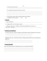 Timeshare Registration Application - New Jersey, Page 3