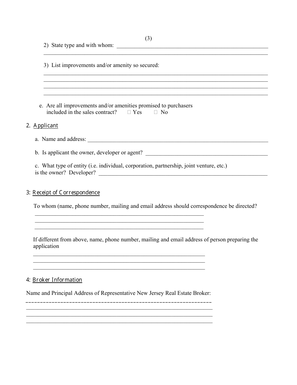 New Jersey Timeshare Registration Application - Fill Out, Sign Online ...