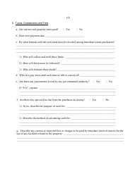 Timeshare Registration Application - New Jersey, Page 4