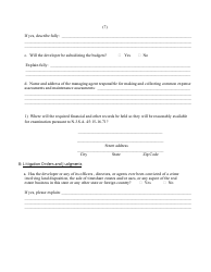Timeshare Registration Application - New Jersey, Page 7