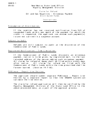 Form OGRCR-1 Claim for Refund Distributed Funds - New Mexico, Page 4
