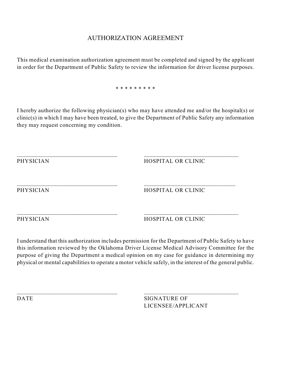 Form DPS301DCMAB 042 Medical Examination Form (Neurological Exam for Seizures) - Oklahoma, Page 2