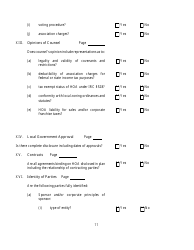 Questionnaire for Homeowners Association Offering Plans - New York, Page 11