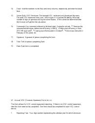 Instructions for Form INV-N2, INV-V1, INV-N1 Annual Nox/VOC/So2 Emission Statement Form - New Hampshire, Page 4