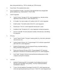 Instructions for Form INV-N2, INV-V1, INV-N1 Annual Nox/VOC/So2 Emission Statement Form - New Hampshire, Page 5