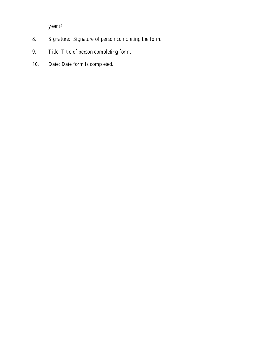 Instructions for Form INV-N2, INV-V1, INV-N1 Annual Nox / VOC / So2 Emission Statement Form - New Hampshire, Page 8