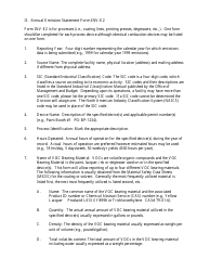 Instructions for Form INV-E2 &quot;Annual Emissions Statement Form&quot; - New Hampshire