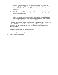 Instructions for Form INV-N1 Annual Nox Emissions Statement Form - New Hampshire, Page 2