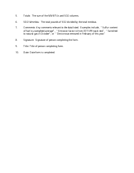 Instructions for Form INV-N1 Annual So2 Emissions Statement Form - New Hampshire, Page 2