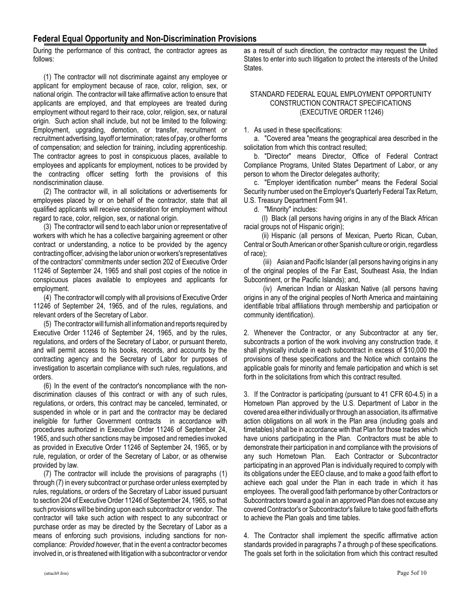 Community Development Block Grant Supplemental General Conditions - New Hampshire, Page 12