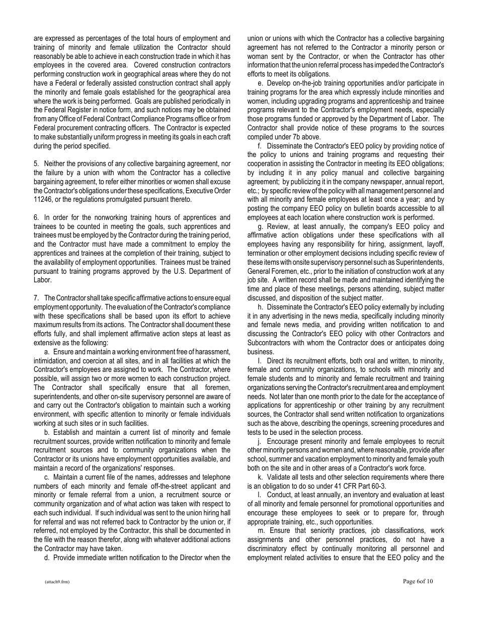 Community Development Block Grant Supplemental General Conditions - New Hampshire, Page 13