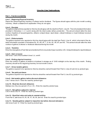 Instructions for Form GAS-1207 Refiner Return - North Carolina, Page 2