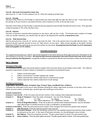 Instructions for Form GAS-1207 Refiner Return - North Carolina, Page 4